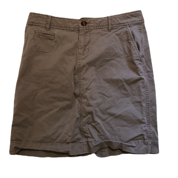 Old Navy Chino Pencil Skirt Gray - Picture 1 of 8